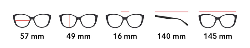 Frame measurements diagram