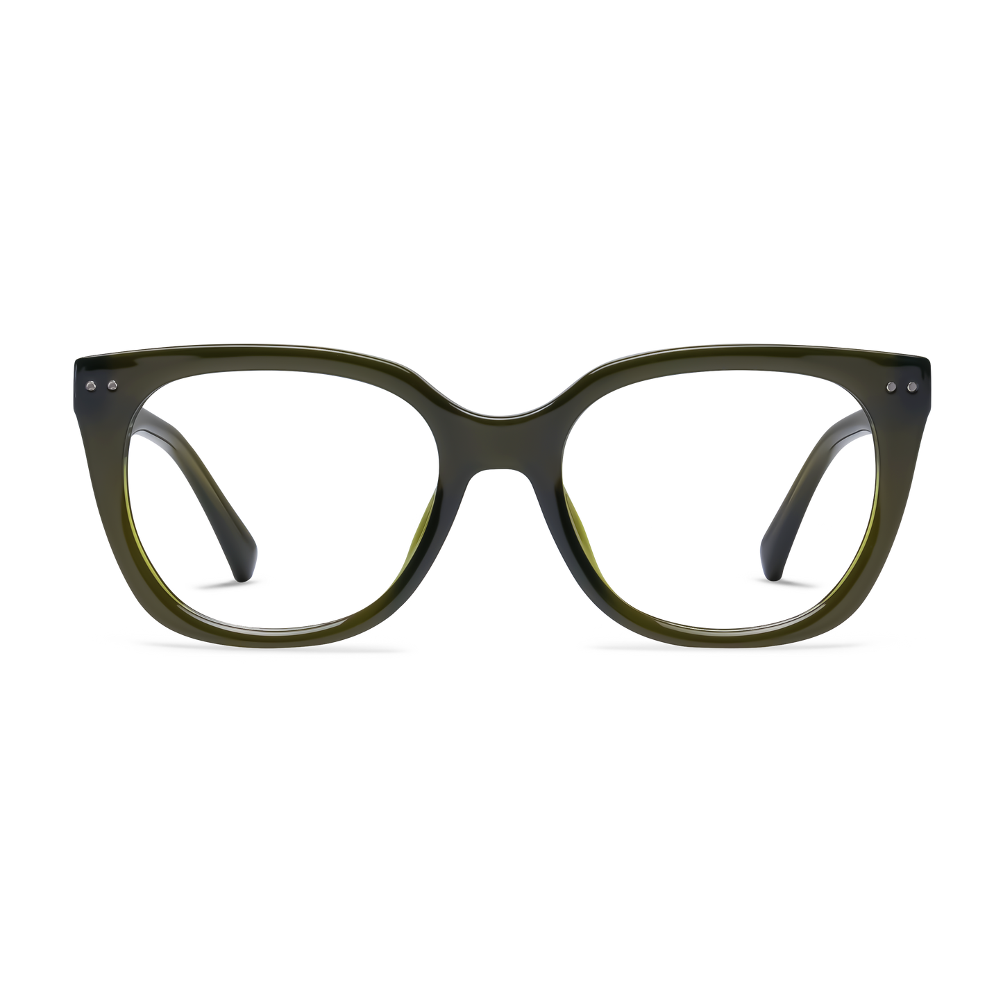 Evita Readers READING GLASSES LOOK OPTIC Reader (Shiny Forest Green) 1.00