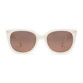 Evita Sun Sunglasses LOOK OPTIC Shiny Bone No Magnification