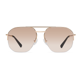 Muse Progressives PROGRESSIVES LOOK OPTIC Progressive Reader (Shiny Rose Gold Brown Gradient Tint) +1.00