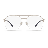 Muse Readers READING GLASSES LOOK OPTIC Reader (Silver) 1.00