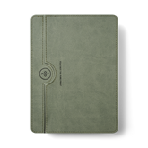 A mint green rectangular case is shown.