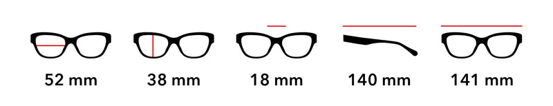 Frame measurements diagram