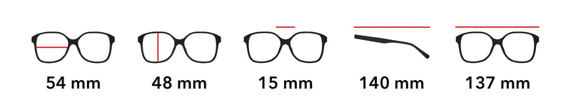 Frame measurements diagram