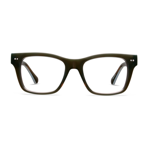 Cosmo Progressives Eyeglass Frames LOOK OPTIC (Shiny Forest Green) +1.00 