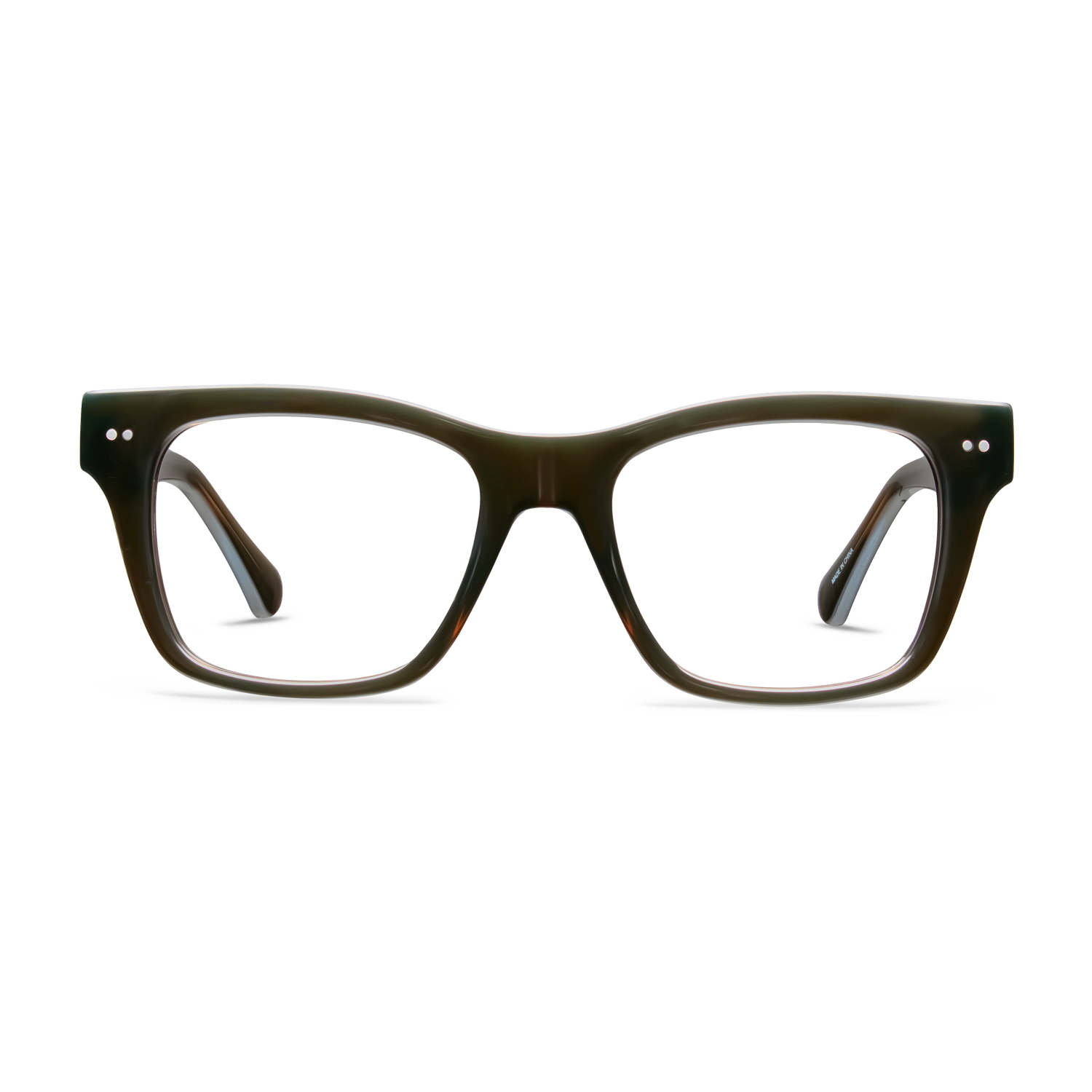 Cosmo Progressives Eyeglass Frames LOOK OPTIC (Shiny Forest Green) +1.00 