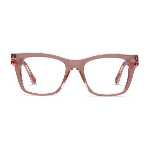 Cosmo Progressives Eyeglass Frames LOOK OPTIC Progressive Reader Shiny Pink +1.00