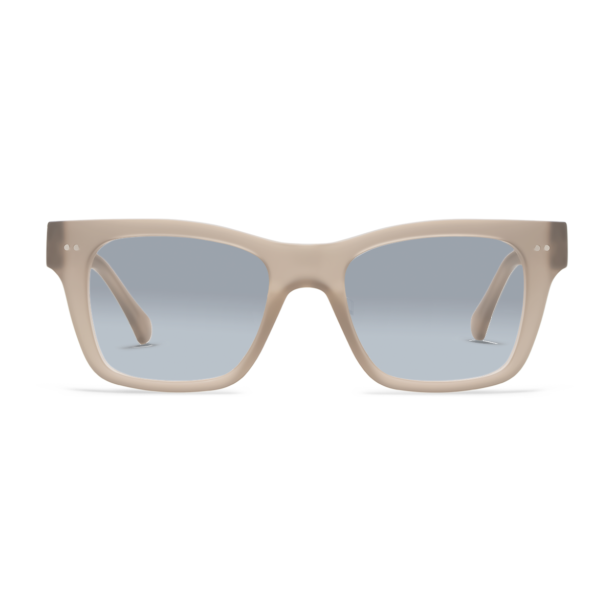 Cosmo Progressives Eyeglass Frames LOOK OPTIC Taupe Blue Tint +1.00 