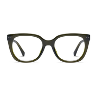 Evita Readers READING GLASSES LOOK OPTIC (Shiny Forest Green) 1.00