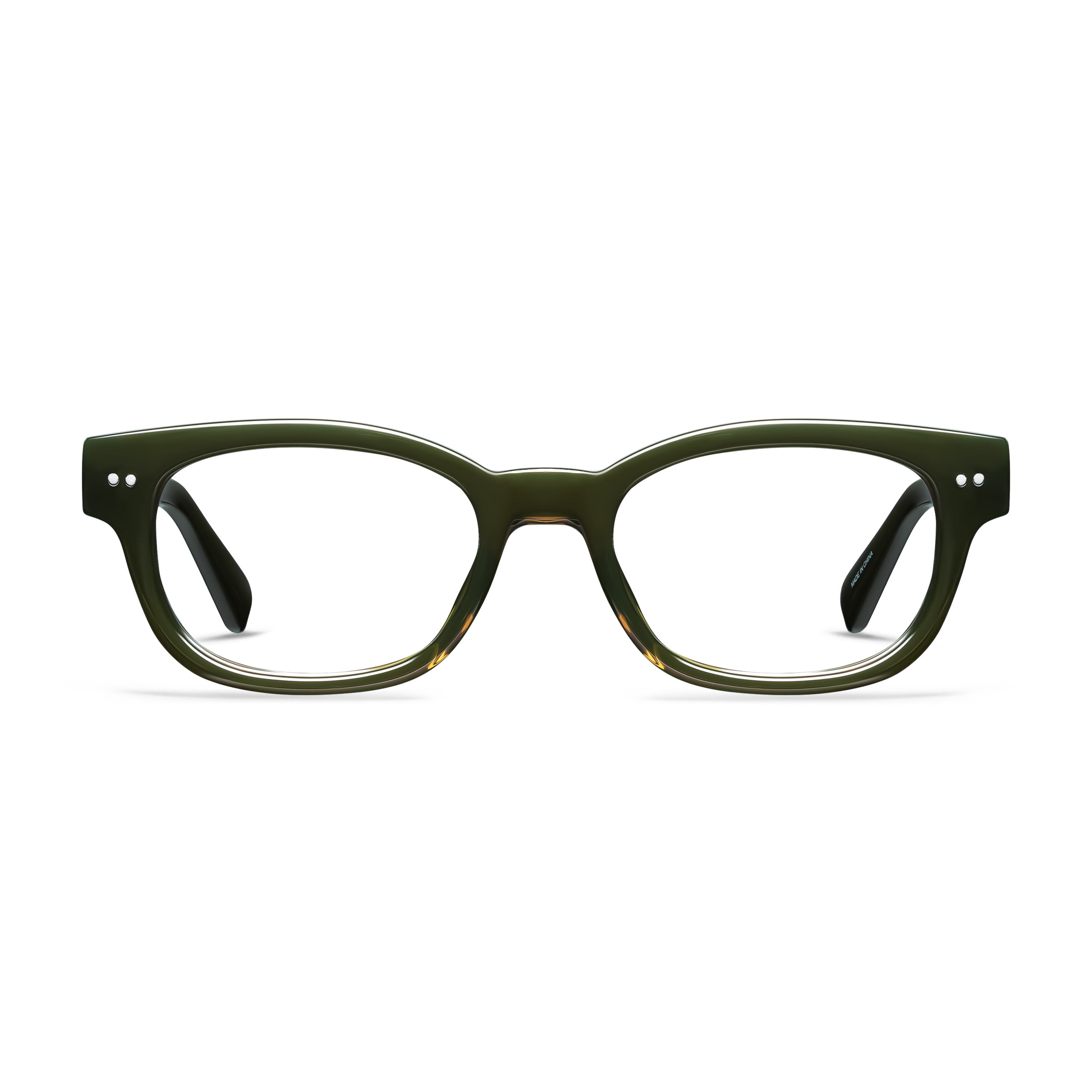 Keaton Readers READING GLASSES LOOK OPTIC (Shiny Forest Green) 1.00