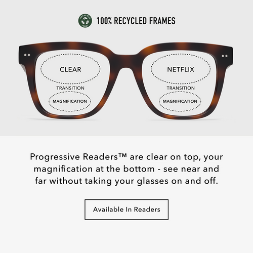 LA40PTOR10, LA40PTOR15, LA40PTOR20, LA40PTOR25, LA40PTOR30 - Square tortoise frame with clear lenses.
