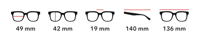 Frame measurements diagram