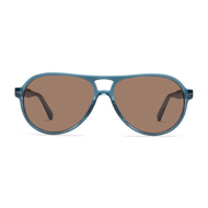 Liam Sun Sunglasses LOOK OPTIC Sunglasses Shiny Aqua No Magnification