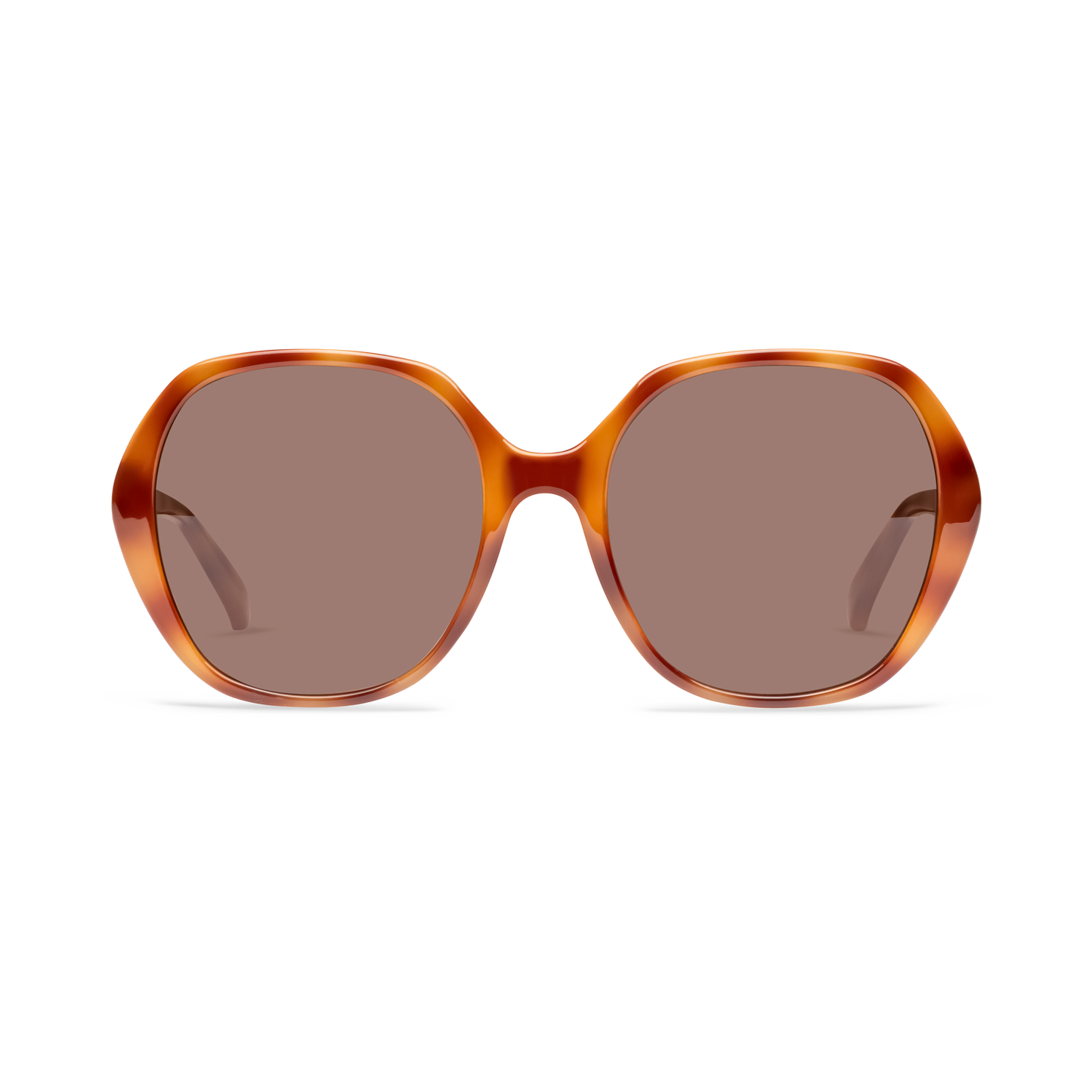 Linda Sun Progressives SUN PROGRESSIVES LOOK OPTIC Sun Progressives Shiny Vintage Tortoise +1.00
