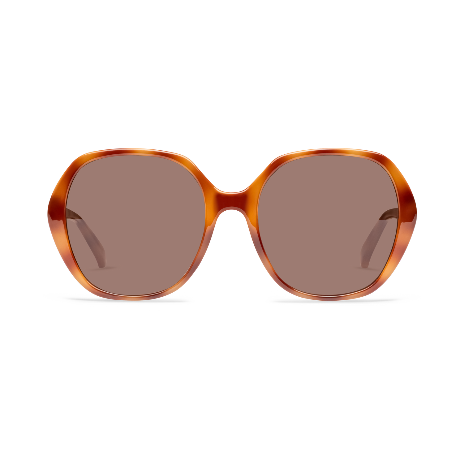 Linda Sun Progressives SUN PROGRESSIVES LOOK OPTIC Sun Progressives Shiny Vintage Tortoise +1.00