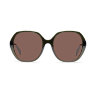 Linda Sun Sunglasses LOOK OPTIC Shiny Forest Green 0.00