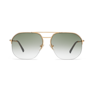 Muse-M Readers READING GLASSES LOOK OPTIC Reader Gold Green Gradient Tint +1.00