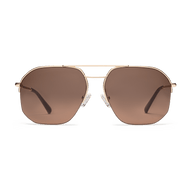Muse Sun Sunglasses LOOK OPTIC Sunglasses (Gold) No Magnification