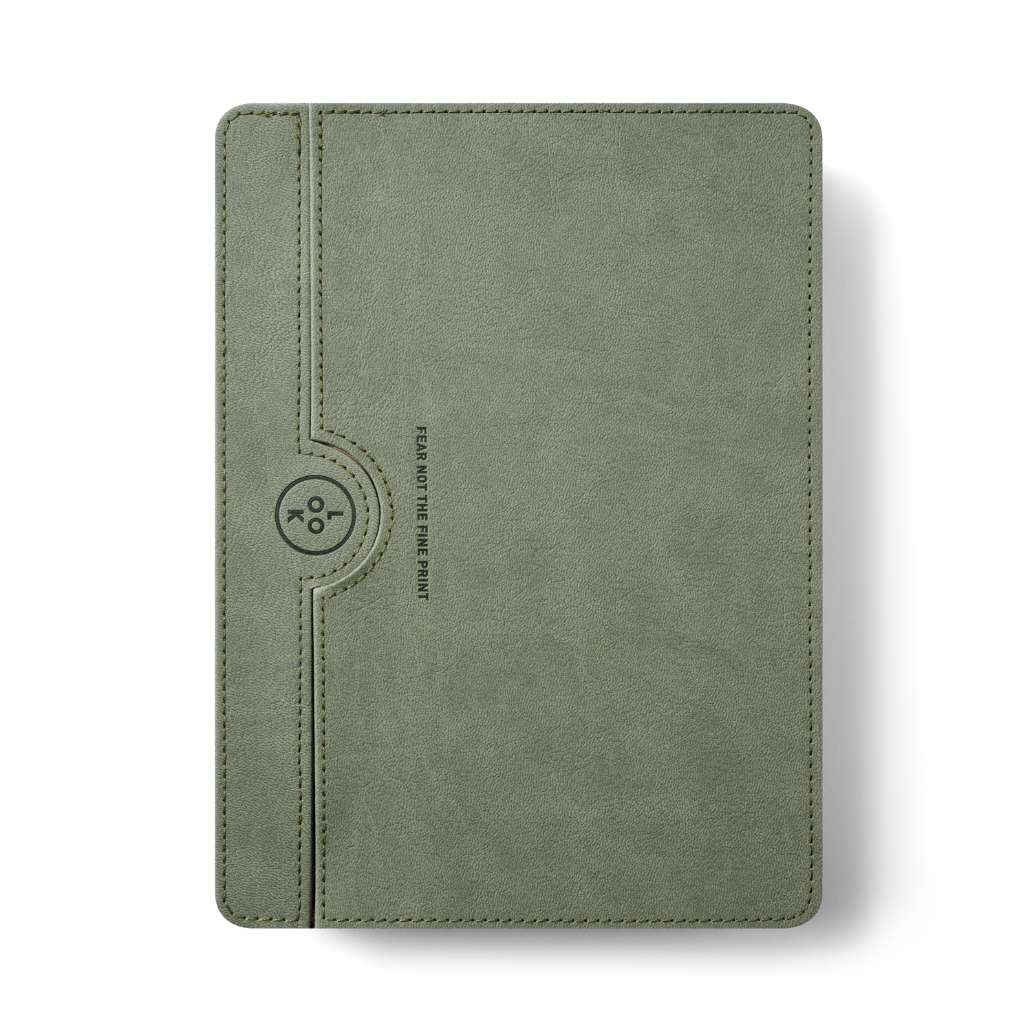 
A mint green rectangular case is shown.