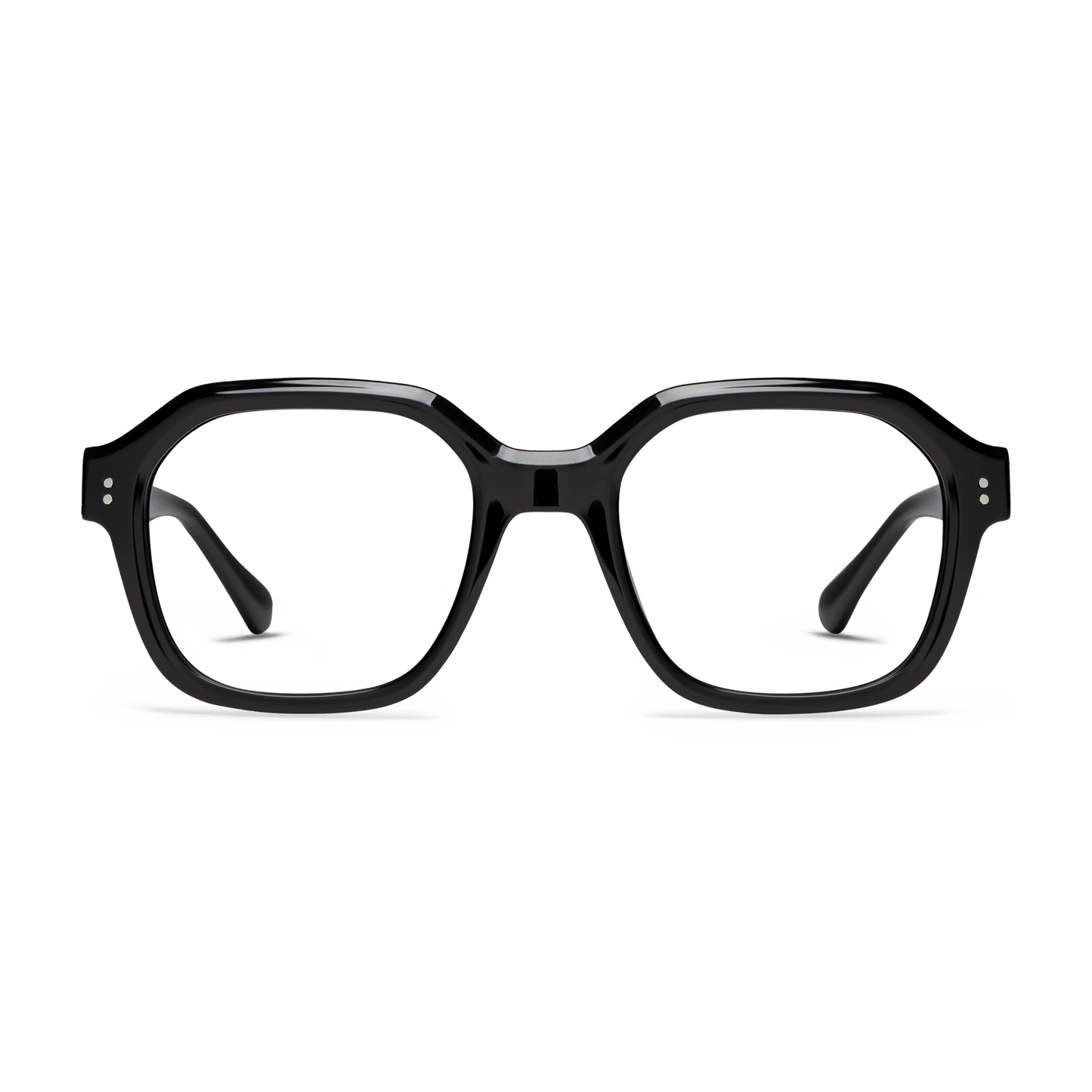 Uma Blue Light Eyeglasses LOOK OPTIC Shiny Black +0.00 