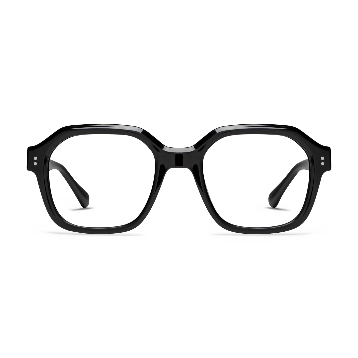 Uma Readers READING GLASSES LOOK OPTIC (Shiny Black) 1.00