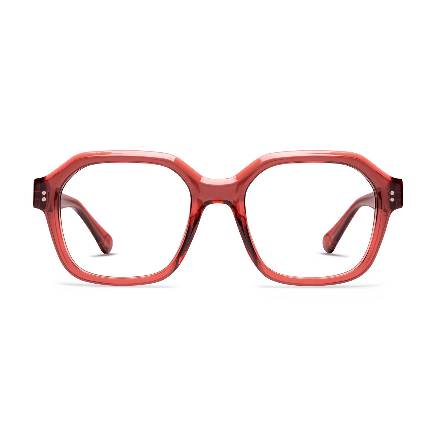 Uma Readers Eyeglasses LOOK OPTIC Shiny Rose +1.00 