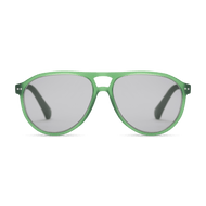 Liam Sun Sunglasses LOOK OPTIC Sunglasses (Bottle Green) No Magnification