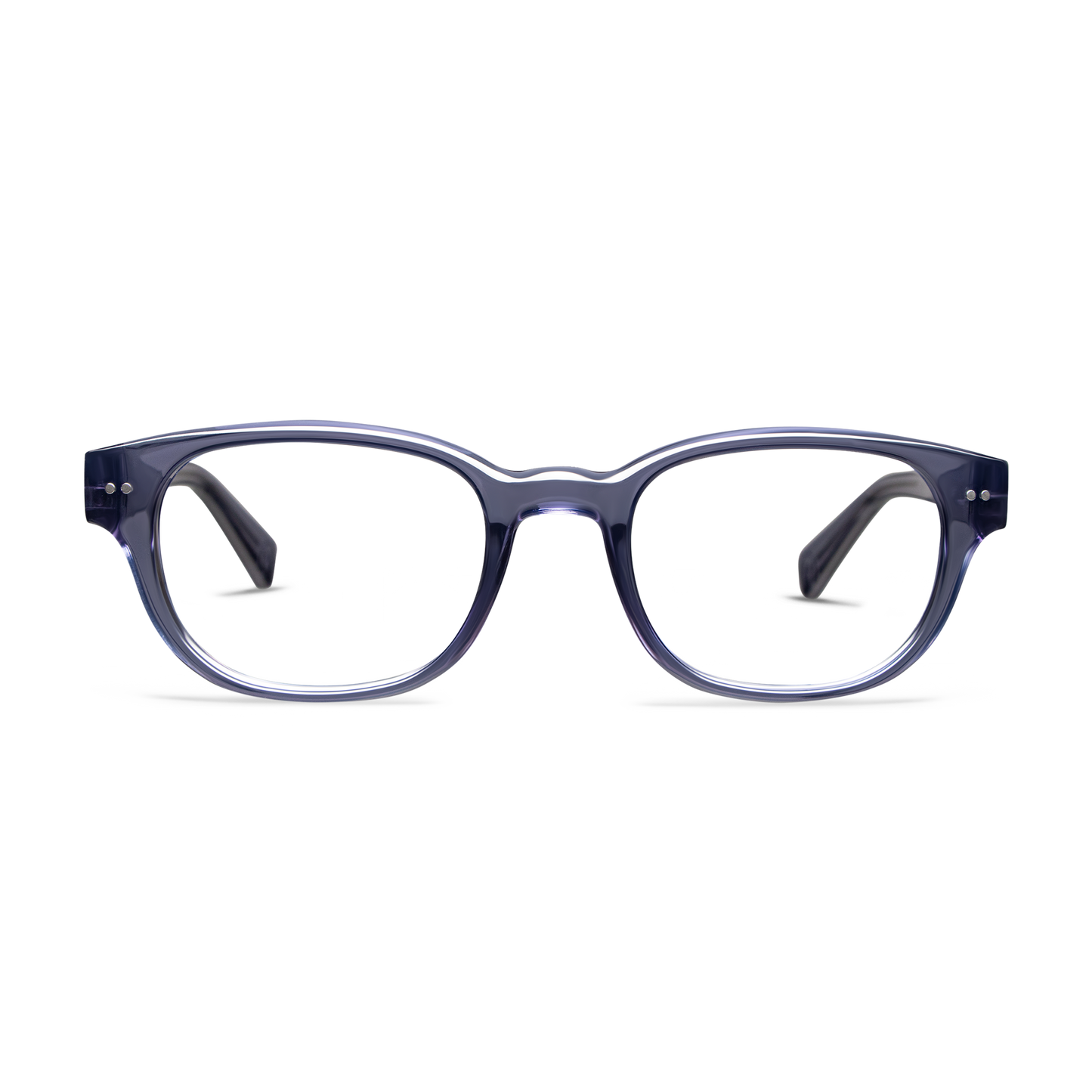 Bond Readers Eyewear LOOK OPTIC Shiny Grey Blue +1.00 