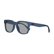LA40XNAV10, LA40XNAV15, LA40XNAV20, LA40XNAV25 - Square navy frames with a translucent finish and lightly tinted gray lenses.